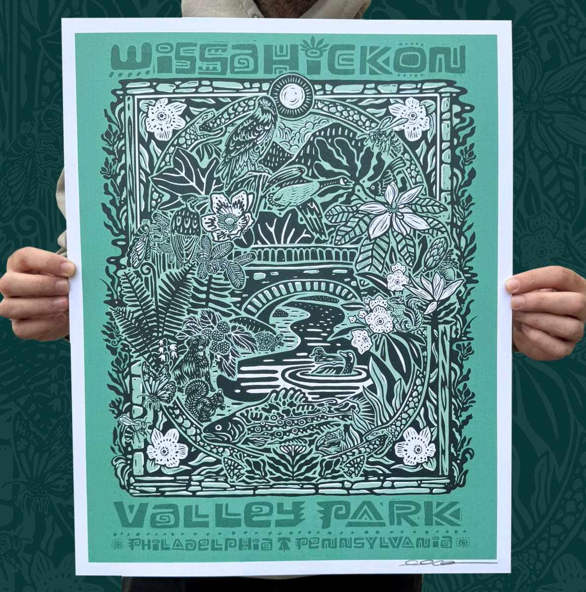WISSAHICKON VALLEY FULL COLOR GICLEE PRINT – Shop Paul Carpenter Art