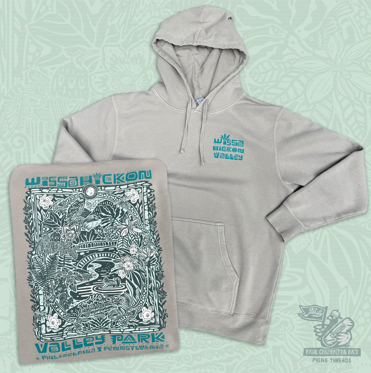 WISSAHICKON VALLEY HOODIE – Shop Paul Carpenter Art