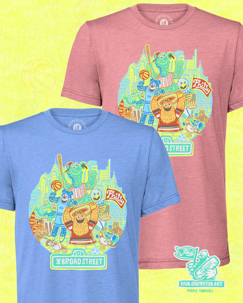 215 BROAD STREET - UNISEX ADULT TEE – Shop Paul Carpenter Art