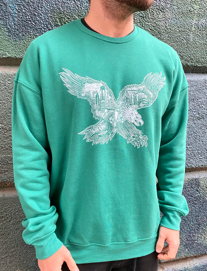 Crew neck eagles 2024 sweatshirt