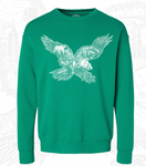 EAGLE SKYLINE - SPONGE FLEECE DROP SHOULDER CREW NECK SWEATSHIRT