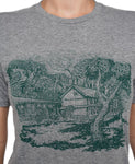 VALLEY GREEN INN GREY UNISEX TEE