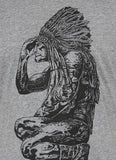 TEDYUSCUNG WISSAHICKON NATIVE AMERICAN GREY UNISEX TEE