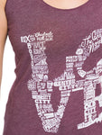 LOVE RACER BACK TANK