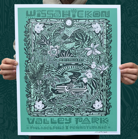 WISSAHICKON VALLEY FULL COLOR GICLEE PRINT