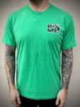 WORLD CHAMPIONS KELLY GREEN FRONT & BACK UNISEX TEE