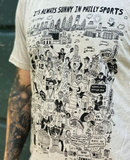 Paul Carpenter Art ALWAYS SUNNY IN PHILLY SPORTS UNISEX TEE