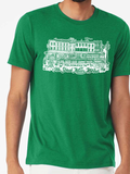 Shop Paul Carpenter Art Apparel & Accessories ITALIAN MARKET - GREEN UNISEX TEE