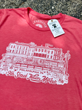 Shop Paul Carpenter Art Apparel & Accessories ITALIAN MARKET - RED UNISEX TEE