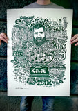 Paul Carpenter Art JASON KELCE TRIBUTE