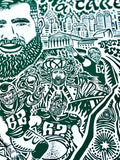 Paul Carpenter Art JASON KELCE TRIBUTE