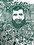 Paul Carpenter Art JASON KELCE TRIBUTE