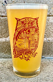 Paul Carpenter Art NIGHT OWL PINT
