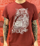 Paul Carpenter Art NIGHT OWL UNISEX TEE