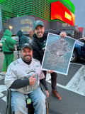 Shop Paul Carpenter Art OFFICIAL EAGLES GAME-DAY POSTER - 18 x 24"
