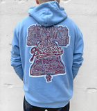 Shop Paul Carpenter Art Apparel & Accessories PHILA LIBERTY BELL 25 HOODIE