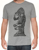 Paul Carpenter Art TEDYUSCUNG WISSAHICKON NATIVE AMERICAN GREY UNISEX TEE