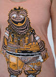 Paul Carpenter Art TRUE GRIT ORANGE RACER BACK TANK