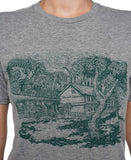 Paul Carpenter Art VALLEY GREEN INN GREY UNISEX TEE