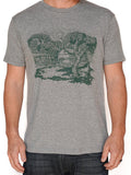 Paul Carpenter Art VALLEY GREEN INN GREY UNISEX TEE