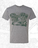 Paul Carpenter Art VALLEY GREEN INN GREY UNISEX TEE