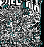 Paul Carpenter Art Apparel & Accessories WORLD CHAMPIONS BLACK UNISEX TEE