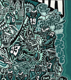 Shop Paul Carpenter Art Apparel & Accessories WORLD CHAMPIONS FULL COLOR GICLEE PRINT