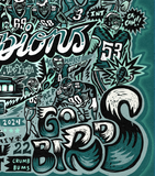 Shop Paul Carpenter Art Apparel & Accessories WORLD CHAMPIONS FULL COLOR GICLEE PRINT