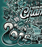 Shop Paul Carpenter Art Apparel & Accessories WORLD CHAMPIONS FULL COLOR GICLEE PRINT