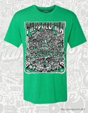 Shop Paul Carpenter Art Apparel & Accessories WORLD CHAMPIONS KELLY GREEN UNISEX TEE