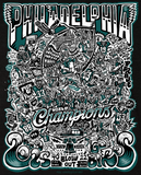 Paul Carpenter Art Apparel & Accessories WORLD CHAMPIONS Long Sleeve Black