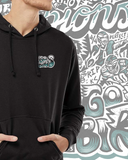 Paul Carpenter Art Apparel & Accessories WORLD CHAMPIONS Midweight Pullover Hood BLACK