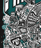 Paul Carpenter Art Apparel & Accessories WORLD CHAMPIONS Midweight Pullover Hood BLACK