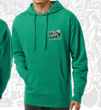 Shop Paul Carpenter Art Apparel & Accessories WORLD CHAMPIONS Midweight Pullover Hood KELLY GREEN