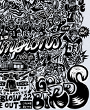 Paul Carpenter Art Apparel & Accessories 11X14" WORLD CHAMPIONS - SCREEN PRINT - BLACK