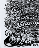 Paul Carpenter Art Apparel & Accessories 11X14" WORLD CHAMPIONS - SCREEN PRINT - BLACK