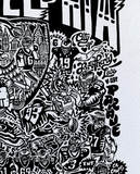 Paul Carpenter Art Apparel & Accessories 11X14" WORLD CHAMPIONS - SCREEN PRINT - BLACK