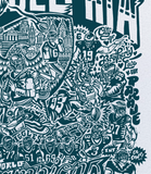 Shop Paul Carpenter Art Apparel & Accessories WORLD CHAMPIONS - SCREEN PRINT - DARK GREEN