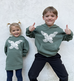 Paul Carpenter Art Apparel & Accessories YOUTH EAGLE SKYLINE PIGMENT DYE HOODIE