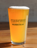 Paul Carpenter Art Pint glass 2017 CHAMPIONS PINT