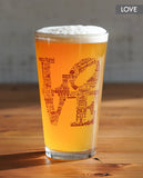 Paul Carpenter Art Pint glass 4 FOR 4 PINT SPECIAL