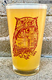 Paul Carpenter Art Pint glass 4 FOR 4 PINT SPECIAL