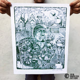 Paul Carpenter Art 16" x 20" A TRIBUTE TO BRIAN DAWKINS PRINT