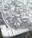 Paul Carpenter Art 16" x 20" A TRIBUTE TO BRIAN DAWKINS PRINT