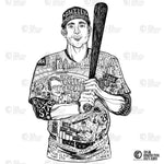 Paul Carpenter Art A TRIBUTE TO CHASE UTLEY TEE