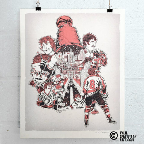 Paul Carpenter Art BROAD STREET BULLIES PRINT