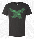 Paul Carpenter Art Black / XS EAGLE SKYLINE BLACK UNISEX TEE