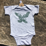 Paul Carpenter Art EAGLE SKYLINE ONESIE