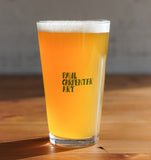 Paul Carpenter Art Pint glass EAGLE SKYLINE PINT