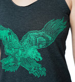 Paul Carpenter Art EAGLE SKYLINE RACER BACK TANK